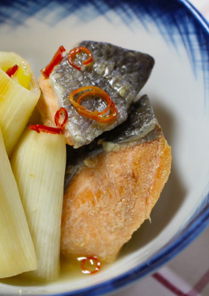 さっぱり味♪ネギとサケの南蛮漬け-レシピのメイン写真