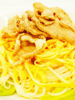 豚しゃぶ冷やし中華風うどん-レシピのメイン写真