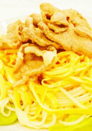 豚しゃぶ冷やし中華風うどん-レシピのメイン写真