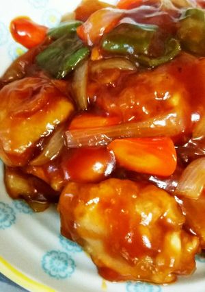 揚げない酢鶏-レシピのメイン写真