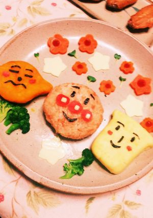 一歳♡アンパンマンプレート♪-レシピのメイン写真