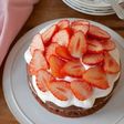 <パーティーに>いちごのクリスマスケーキ