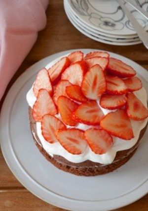 ＜パーティーに＞いちごのクリスマスケーキ-レシピのメイン写真