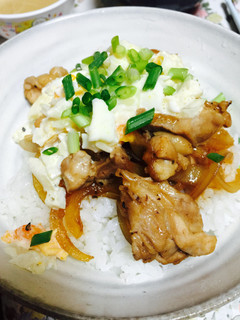 時短で簡単!鳥の照焼き丼タルタル-レシピのメイン写真