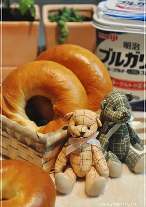健康美人♥簡単♥もちもちホエーなベーグル-レシピのメイン写真