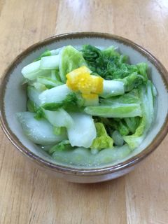材料3つで簡単♪ゆずでさっぱり白菜の漬物-レシピのメイン写真