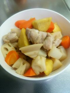 鶏肉と根菜の炒め煮-レシピのメイン写真