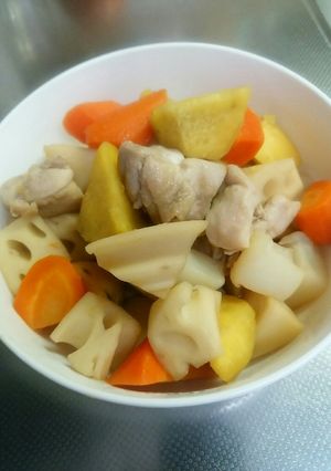鶏肉と根菜の炒め煮-レシピのメイン写真
