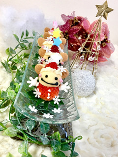 苺のクマサンタ クリスマス飾りに-レシピのメイン写真