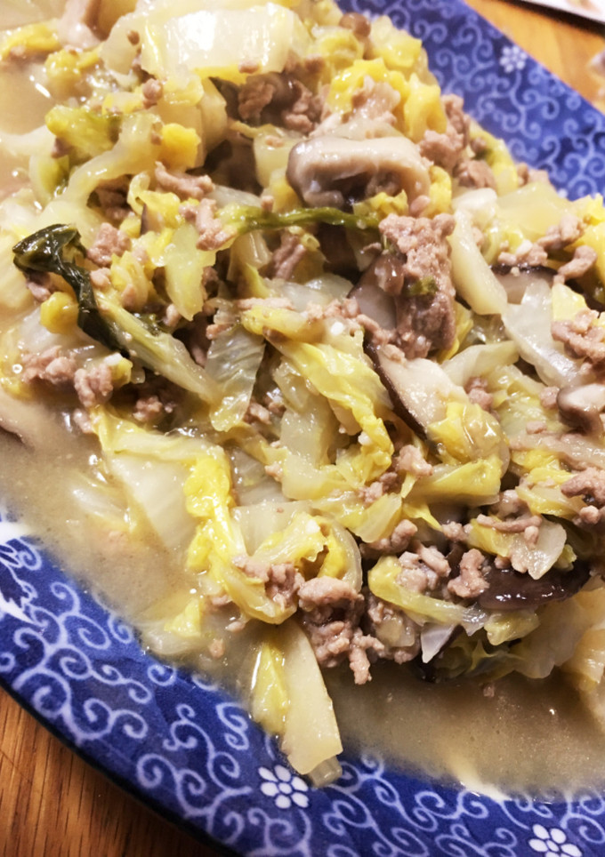 簡単☆白菜とひき肉と椎茸のうま煮-レシピのメイン写真