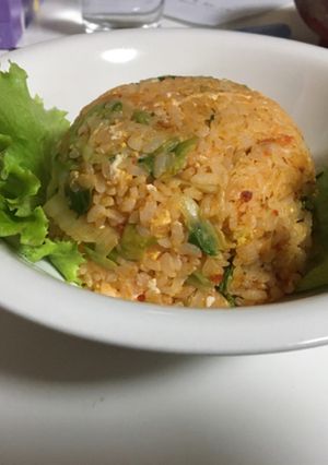 フリルレタスのキムチチャーハン-レシピのメイン写真