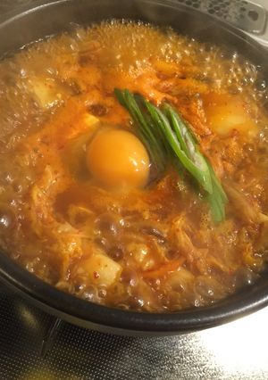 10分で簡単　本格チゲ！キムチ鍋-レシピのメイン写真