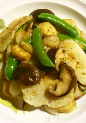 蒲鉾ときのこの炒め物-レシピのメイン写真