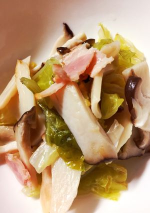 白菜ときのこのゴマポン風味-レシピのメイン写真