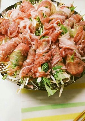 ズボラママの野菜の肉巻き蒸し-レシピのメイン写真
