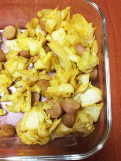 我が家の常備菜 キャベツのカレー炒め-レシピのメイン写真