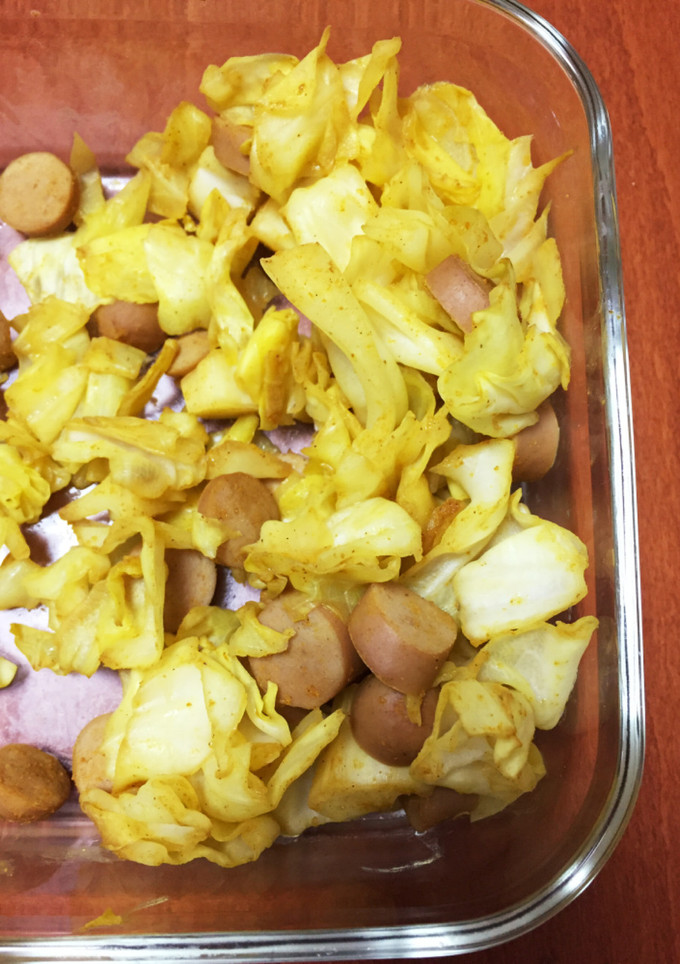 我が家の常備菜 キャベツのカレー炒め-レシピのメイン写真