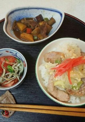 他人丼定食（血管ダイエット食1039）-レシピのメイン写真