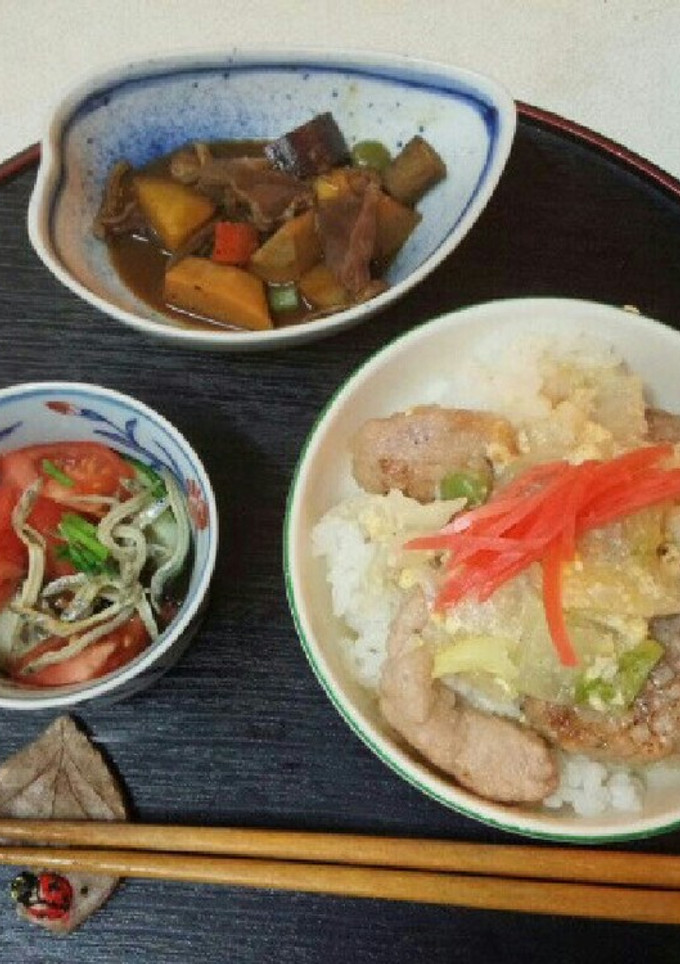他人丼定食（血管ダイエット食1039）-レシピのメイン写真