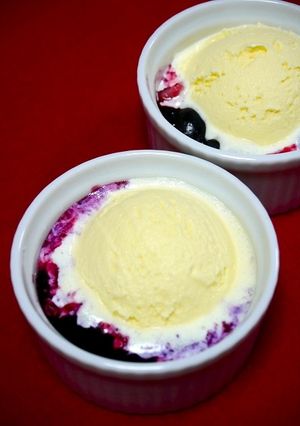 レンチンスィーツ☆ホットベリーバニラ-レシピのメイン写真