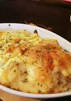 手抜きドリア♡﻿クリームシチューリメイク-レシピのメイン写真