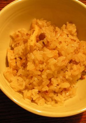 なめたけとツナの炊き込みご飯-レシピのメイン写真