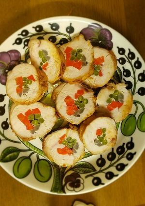 お弁当に●鳥胸肉の野菜巻き●-レシピのメイン写真