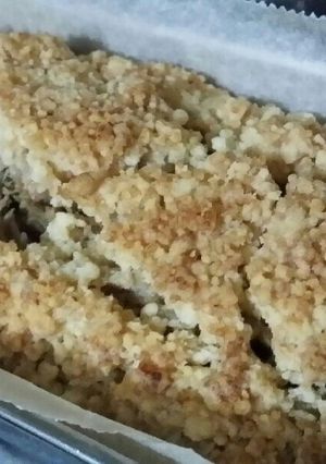 グリーンバナナのクランブルケーキ-レシピのメイン写真