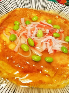 【豆腐入り】中華あんかけカニ玉-レシピのメイン写真