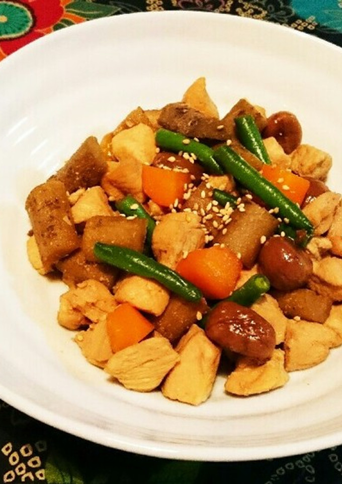 鶏とごぼうの煮物-レシピのメイン写真