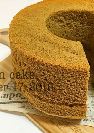 HMで簡単☆珈琲と豆乳のシフォンケーキ-レシピのメイン写真