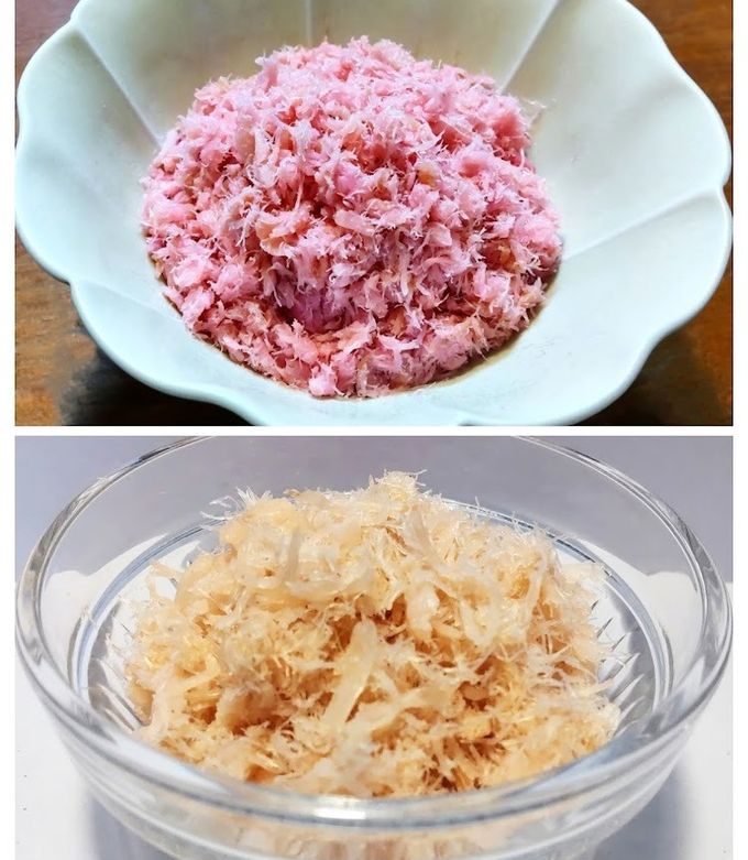 鱈でビーツ由来ピンクの桜でんぶ　梅酵母　-レシピのメイン写真