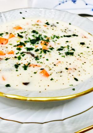レストランの味！豆乳野菜チャウダー-レシピのメイン写真