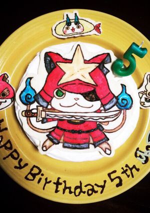 こどもデコケーキ★妖怪ウォッチver.-レシピのメイン写真