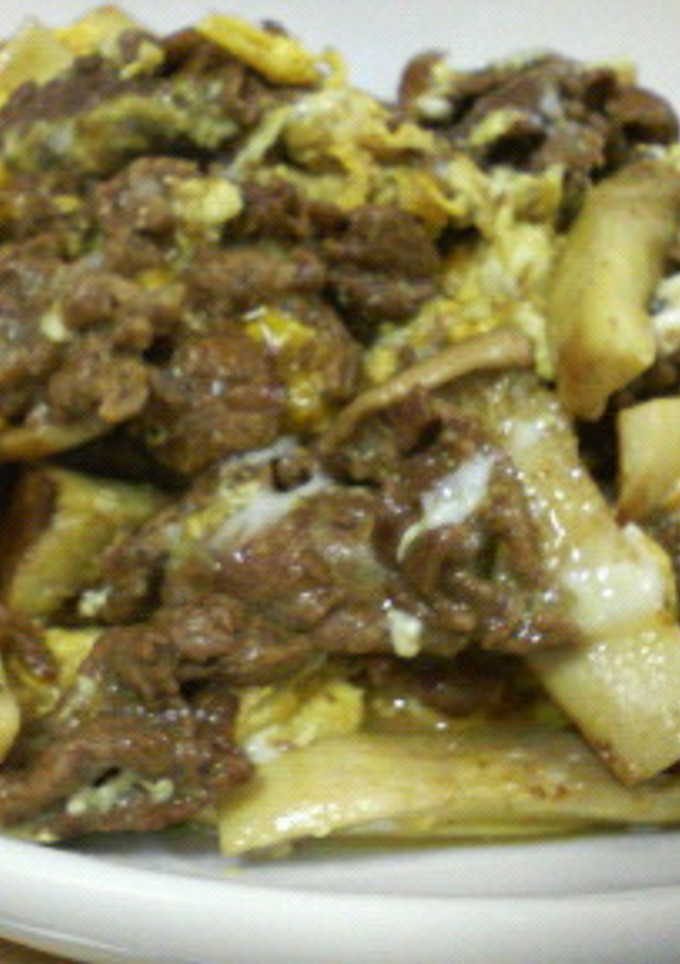 ■卵と牛肉のカレー風味炒め■-レシピのメイン写真