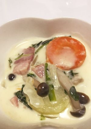 貧血予防にも！具だくさんクリームスープ☆-レシピのメイン写真