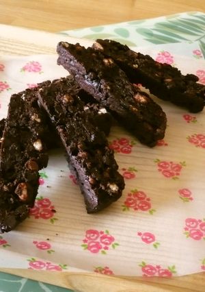 ぱふぱふ♪麦チョコでビスコッティ-レシピのメイン写真