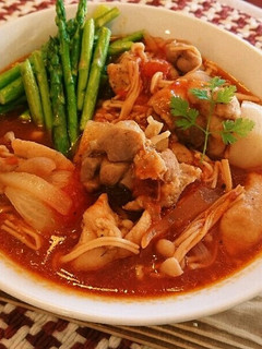 レンジで煮込む 鶏肉のトマトソース煮込み-レシピのメイン写真