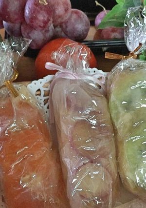 簡単！お菓子なフルーツ生春巻き-レシピのメイン写真