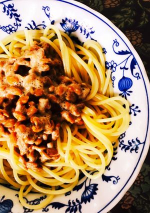 めちゃくちゃ簡単なノーマル納豆パスタ-レシピのメイン写真