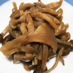 冷凍保存したキノコを消費！簡単煮物-レシピのメイン写真