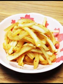 レンジで簡単*大根の皮きんぴら風-レシピのメイン写真