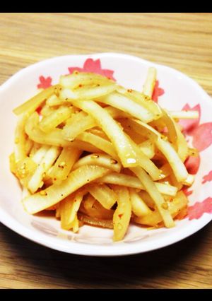 レンジで簡単＊大根の皮きんぴら風-レシピのメイン写真