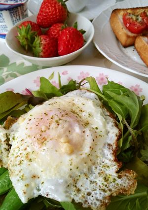 カリトロ♪チーズ風味の目玉焼き-レシピのメイン写真