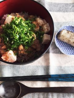 鯖缶の胡麻ネギ丼-レシピのメイン写真