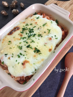 レンチン!ケチャップライスの簡単ドリア♪-レシピのメイン写真