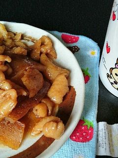 冷凍こんにゃくと鶏皮の照り焼きつまみ。-レシピのメイン写真