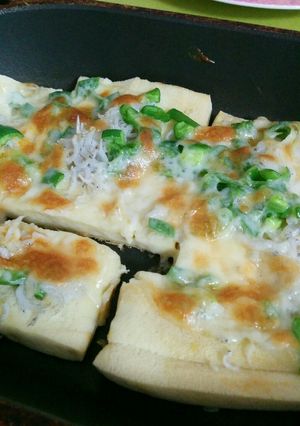 高野豆腐とスペースパンで簡単ピザ-レシピのメイン写真