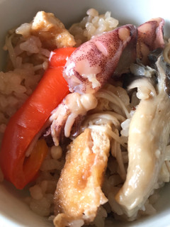 若いかの炊き込みご飯-レシピのメイン写真