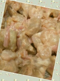 エビと里芋と紅生姜の和風マヨネーズサラダ-レシピのメイン写真